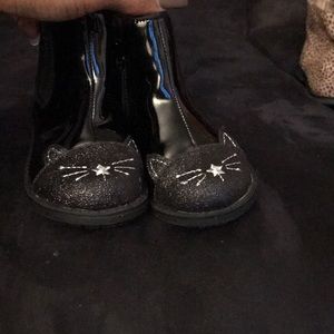 Toddler girls patent stylish boots